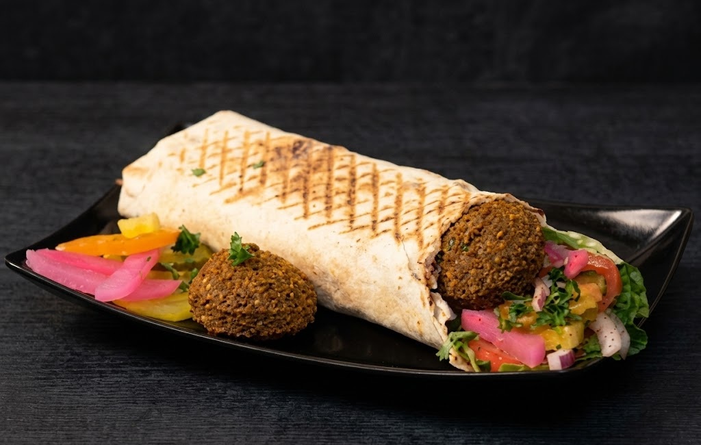 House-made falafel donair at Best Donair in west Edmonton